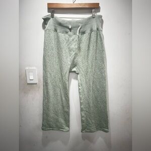 The Great. Wide leg cropped sweatpants
